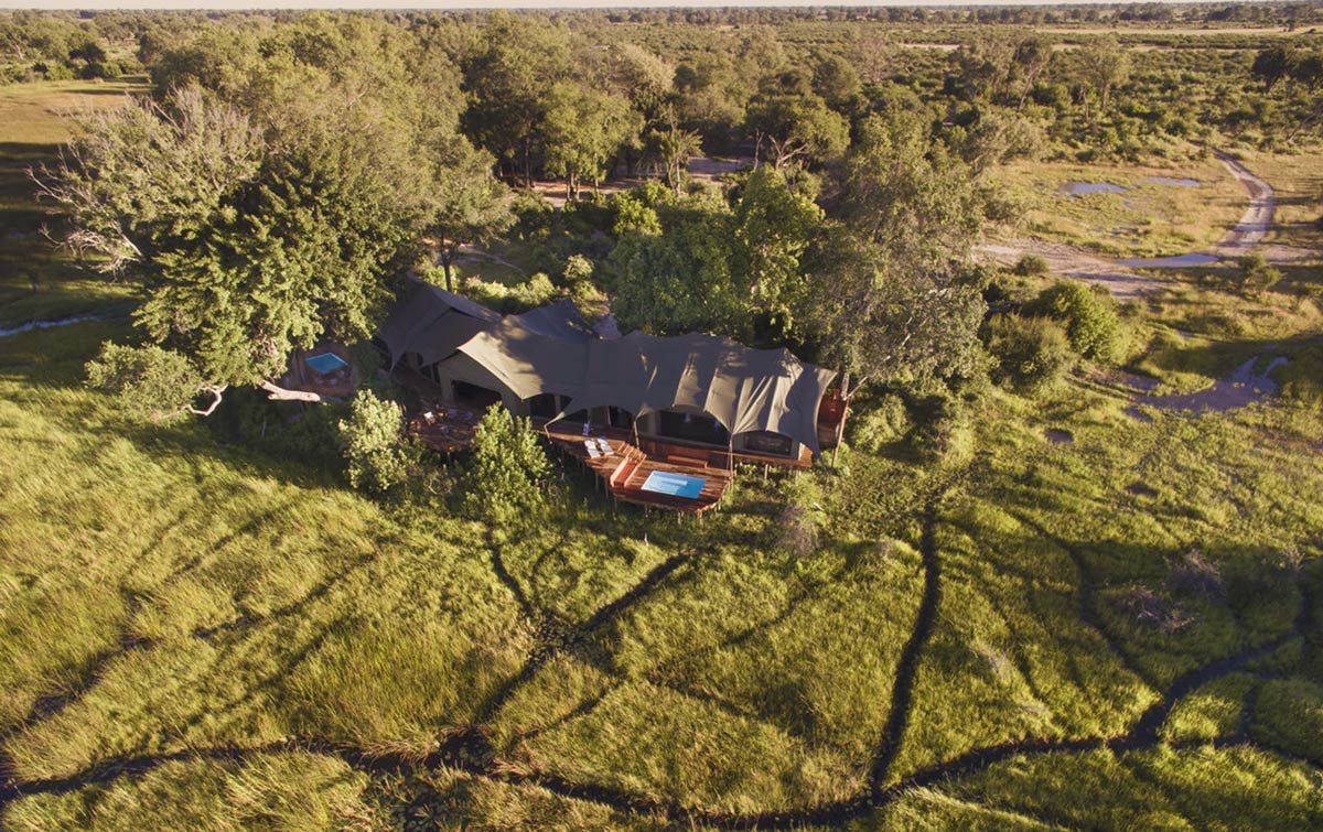 Aerial view of Duba Plains