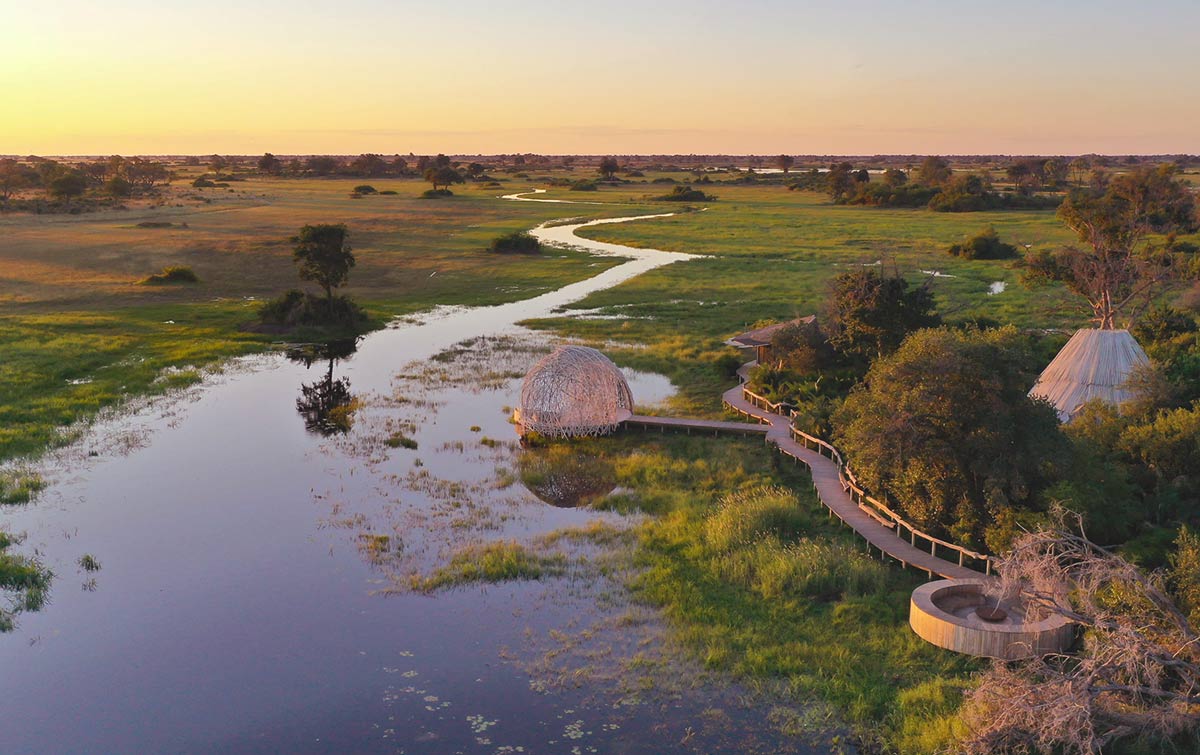Jao Camp aerial view 