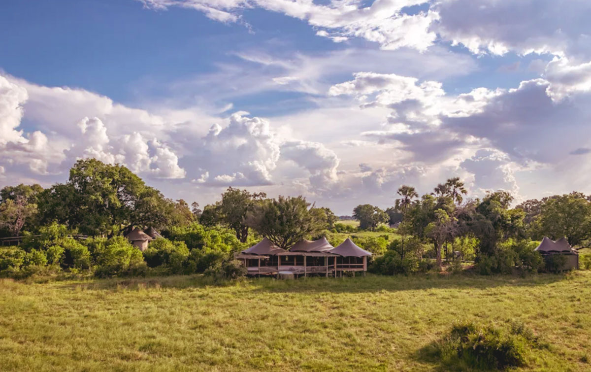 Aerial view of Little Mombo