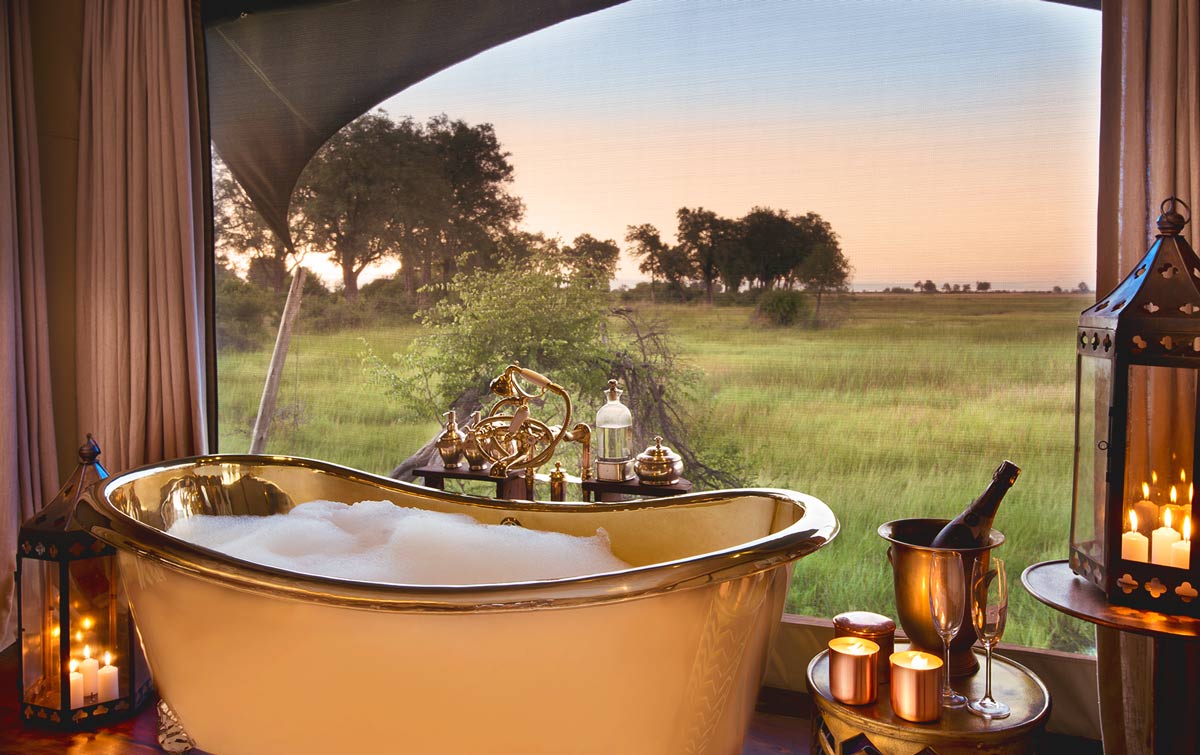 Suite interior at Duba Plains