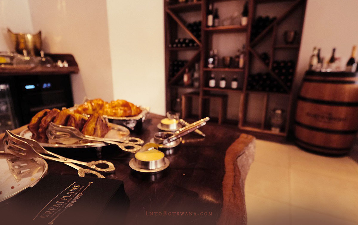 Cuisine at the VIP Lounge