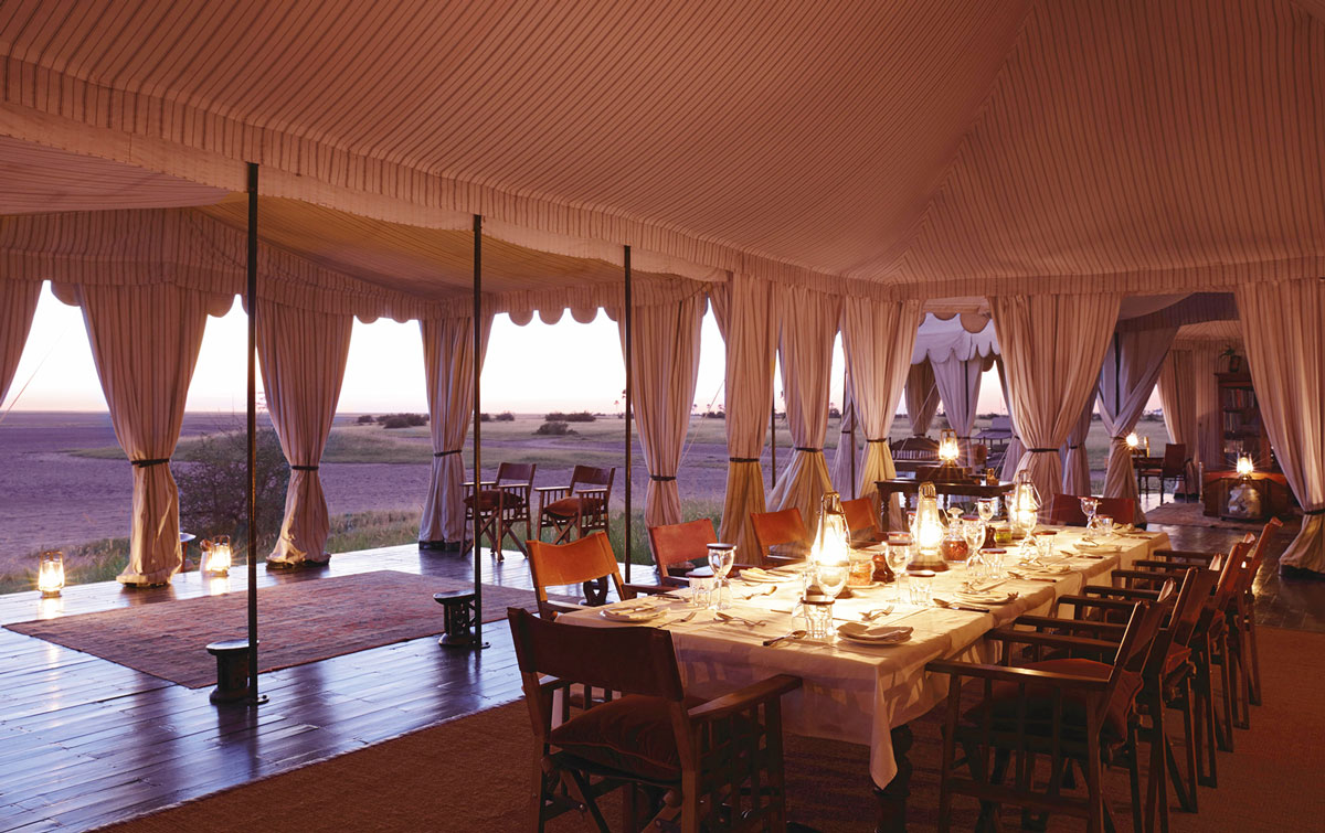 Dining pavillion at San Camp