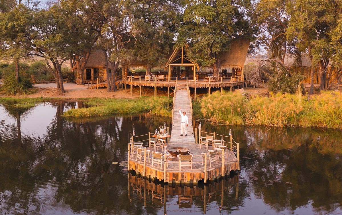 Arriving at Sitatunga Island